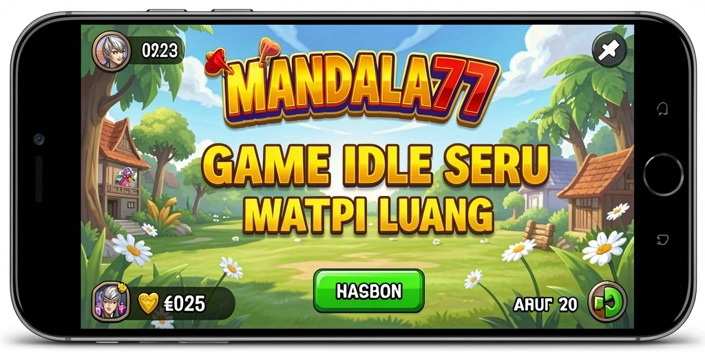 Screenshot MANDALA77 menampilkan gameplay Idle yang menarik dan santai.