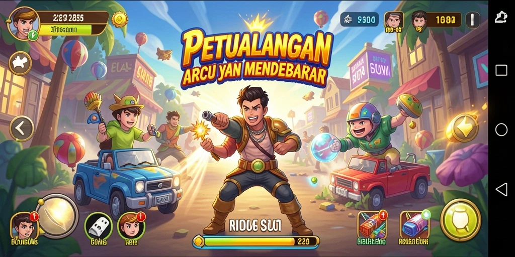 Tampilan asli gameplay N06 yang seru dan dinamis.