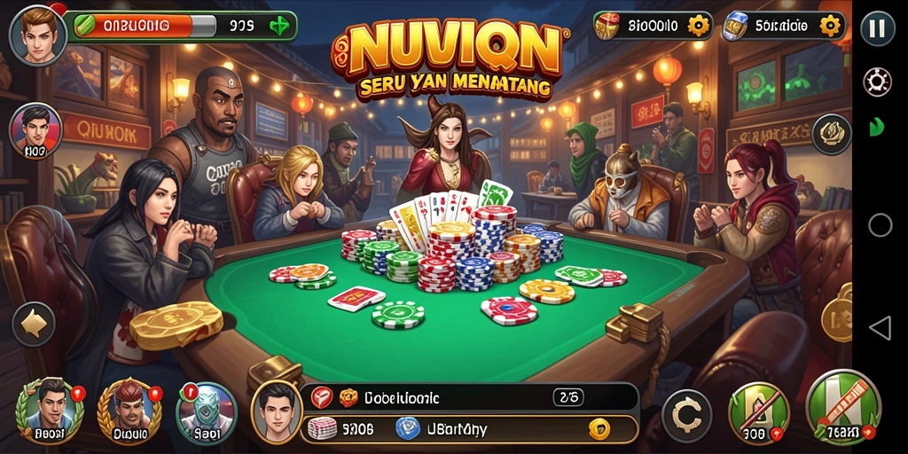 Screenshot gameplay QiuQiu yang menarik dan seru dari NEWIDN.