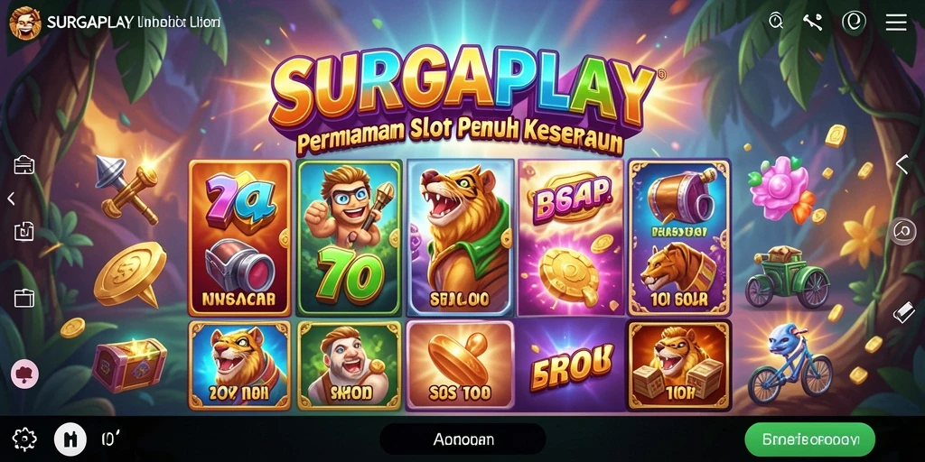 Screenshot gameplay SURGAPLAY menampilkan aksi seru mesin slot.